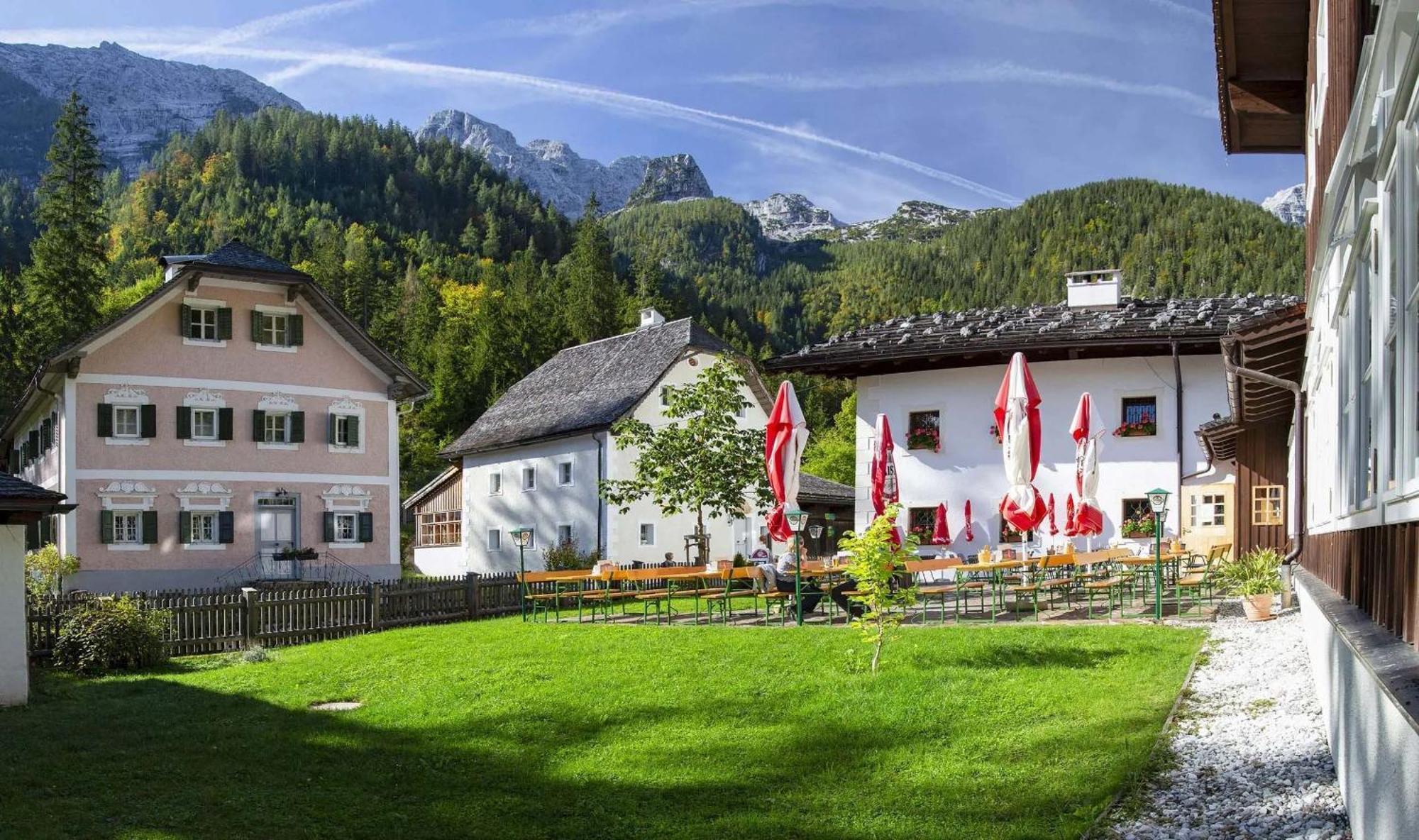 Gasthof Maria Kirchental Sankt Martin bei Lofer Bagian luar foto