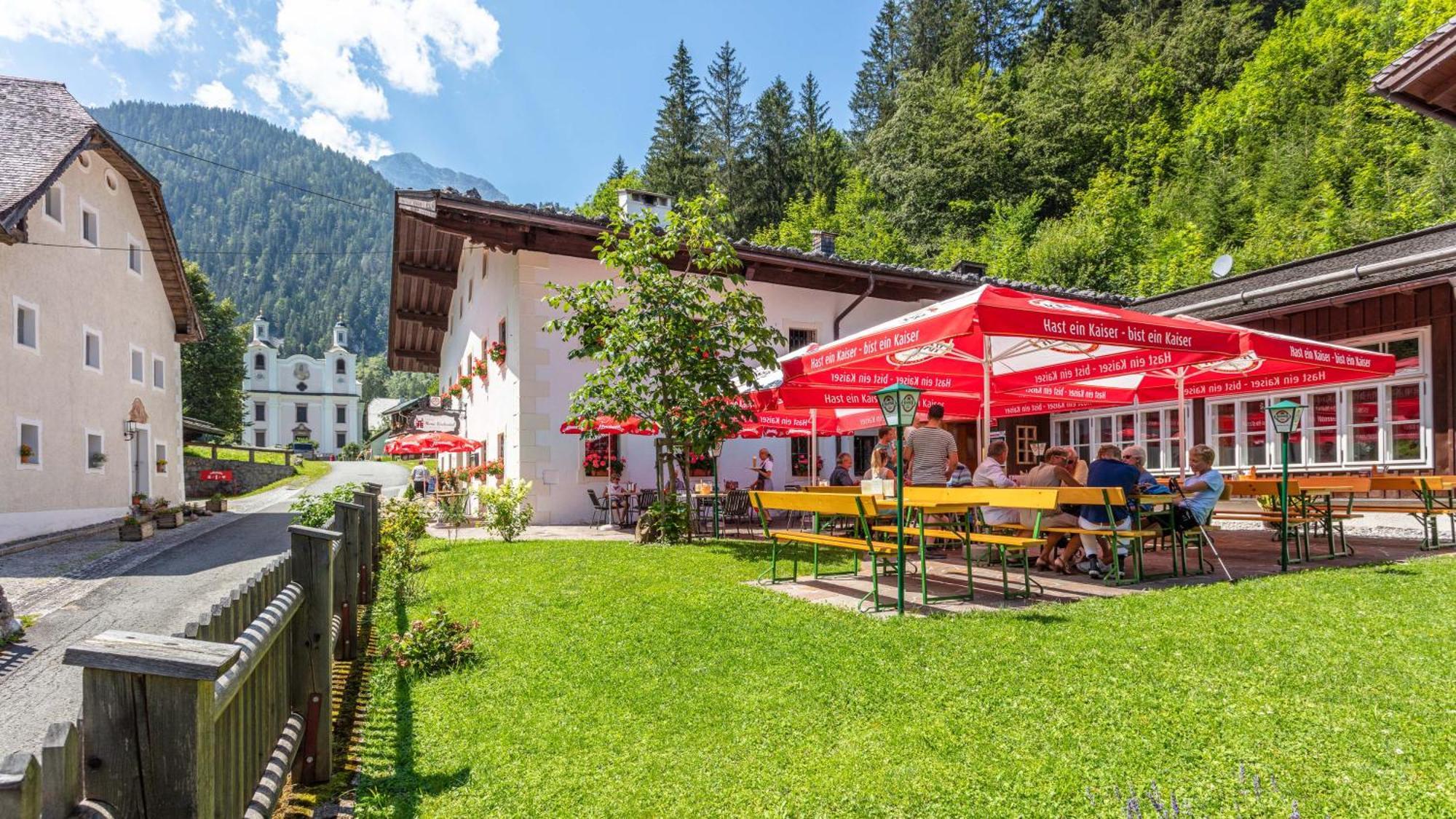 Gasthof Maria Kirchental Sankt Martin bei Lofer Bagian luar foto